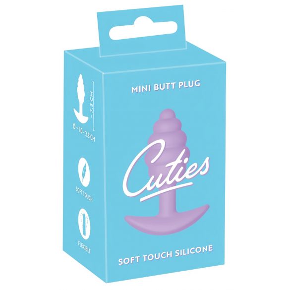 Plugue Anal Mini Cuties - Silicone Roxo (2,8 cm)