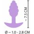 Plugue Anal Mini Cuties - Silicone Roxo (2,8 cm)