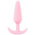 Plugue Anal Mini Cuties - silicone rosa (2,1 cm)