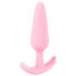 Plugue Anal Mini Cuties - silicone rosa (2,1 cm)