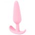 Plugue Anal Mini Cuties - silicone rosa (2,1 cm)