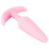 Plugue Anal Mini Cuties - silicone rosa (2,1 cm)