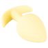 Cuties Mini Plug Anal de Silicone - Amarelo (3,1 cm)