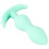 Plugue Anal Mini Cuties - silicone - menta (2,3 cm)