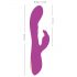 Vibrador Lapanço Rabbit Javida 3 Motores (roxo)