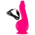 SMILE Power - Vibrador potente com ventosa e 2 motores (rosa)