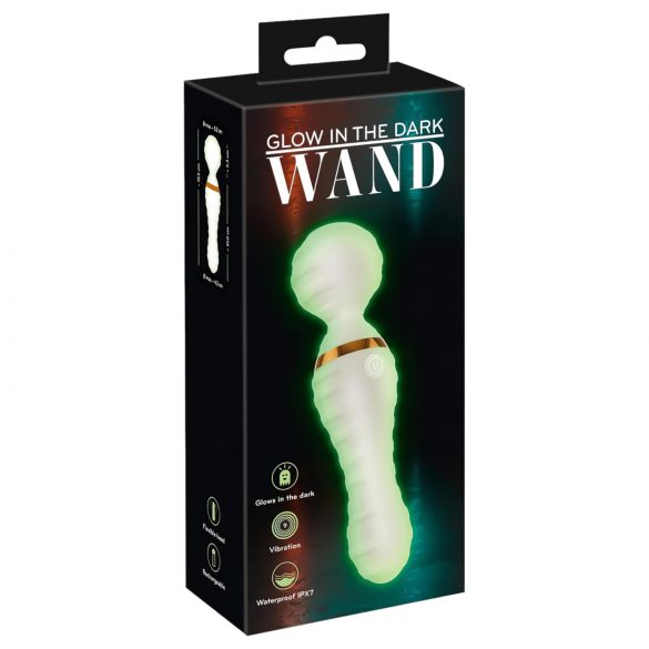 You2Toys Brilha no escuro - vibrador massajador (branco)