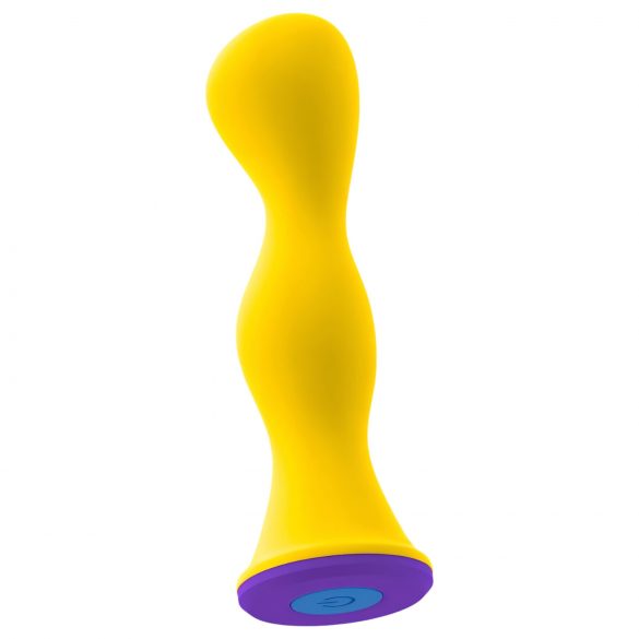 Vibrador anal You2Toys - recarregável e à prova d'água (amarelo)