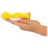 Vibrador anal You2Toys - recarregável e à prova d'água (amarelo)