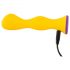 Vibrador anal You2Toys - recarregável e à prova d'água (amarelo)