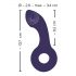 Sorriso - Vibrador recarregável G e P (roxo)