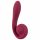 Vibrador G-spot vermelho You2Toys Rosenrot à prova d'água.