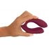 Vibrador Rosenrot recarregável com controle remoto (vermelho)