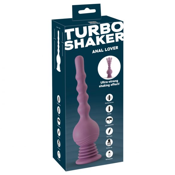 You2Toys Turbo Shaker - vibrador anal roxo