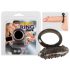 You2Toys - Anel peniano vibrante de silicone puro - preto