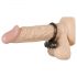 You2Toys - Anel peniano vibrante de silicone puro - preto