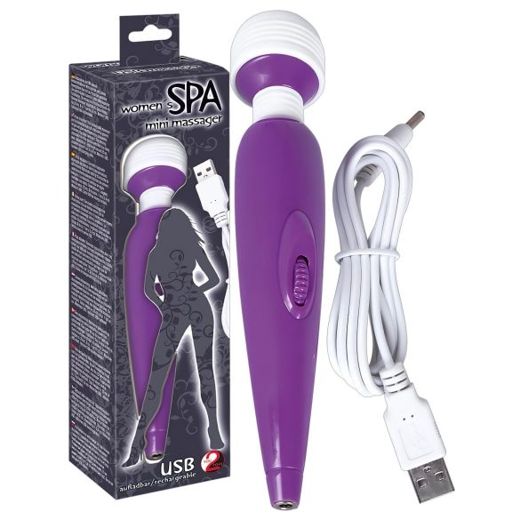 You2Toys - Varinha SPA - vibrador massageador recarregável (roxo)