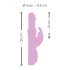 SMILE Pearly Rabbit - Vibrador com Pérolas (rosa)