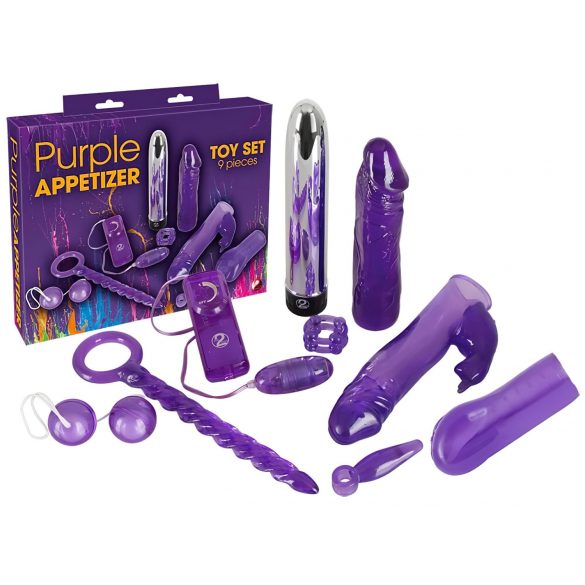 You2Toys - Purple Appetizer - Kit vibratório (9 peças)