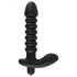 Vibrador Black Velvet médio preto com textura