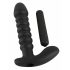 Vibrador Black Velvet médio preto com textura