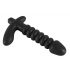 Vibrador Black Velvet médio preto com textura