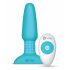 b-Vibe - Vibrador Anal Recarregável com Pérolas (turquesa)