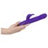 Vibe Couture Rabbit - Vibrador coelhinho thrusting (roxo)