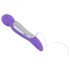 Varinha SMILE - Vibrador massageador dupla motor (roxo)