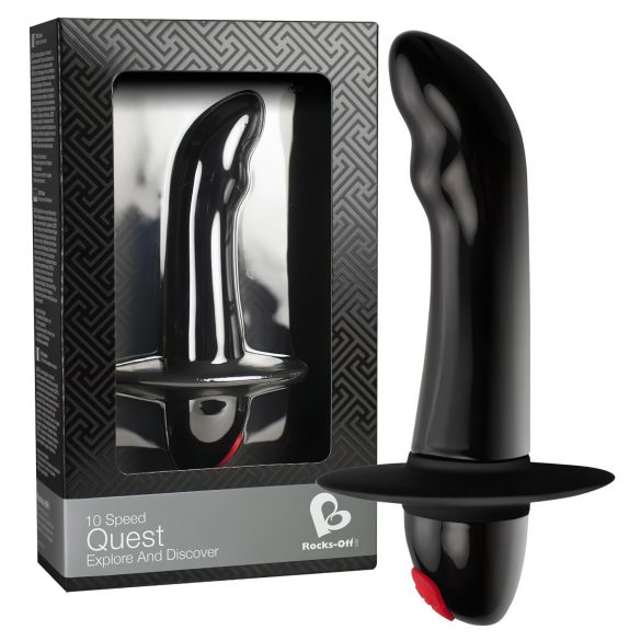 Quest - Vibrador de próstata, 10 ritmos, iniciação (preto)