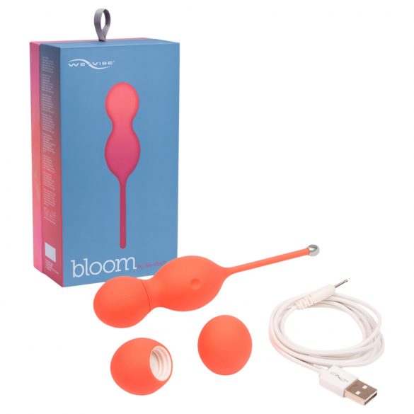 We-Vibe Bloom - Bolinhas com pesos intercambiáveis (laranja)