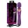 Javida Double - Vibrador Massajador Roxo