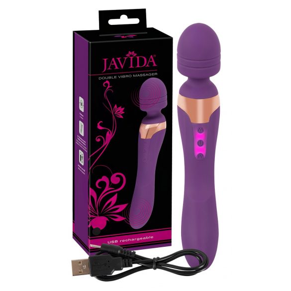 Javida Double - Vibrador Massajador Roxo