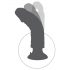 Vibrador Realístico 23cm com Base - Natural