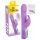 SMILE Push - Vibrador com braço clitorial (roxo)