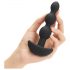 b-Vibe - Vibrador Anal Triplo com Esferas, Recarregável (Preto)