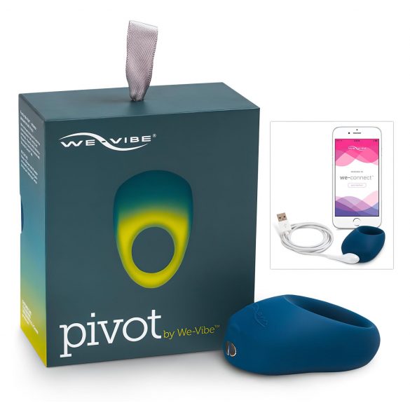 We-Vibe Pivot - anel peniano vibratório (azul noite)