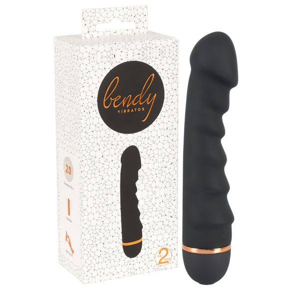 You2Toys - Bendy Ripple - vibrador ondulado (preto)