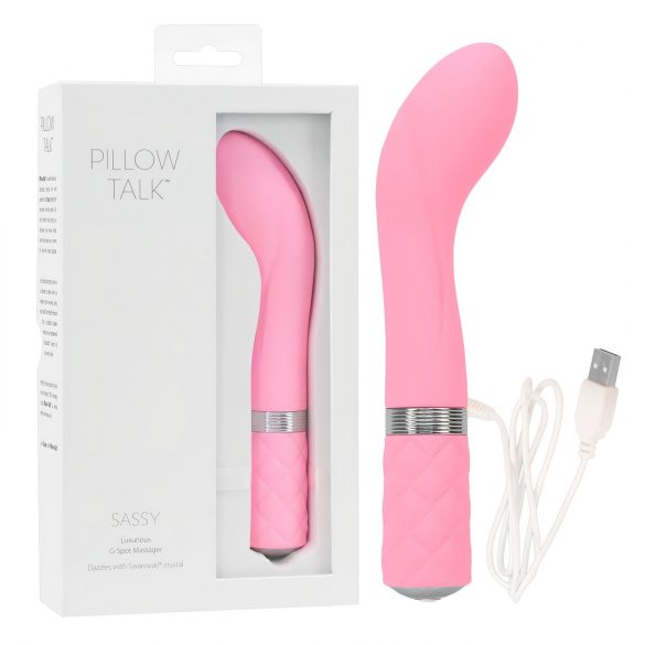 Vibrador G-Spot Pillow Talk Sassy - recarregável (rosa)