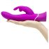 Happyrabbit Curva - Vibrador lilás à prova d'água