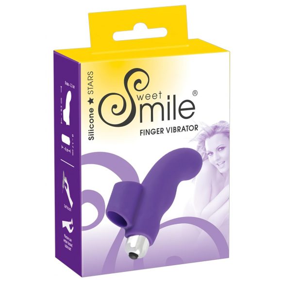 Smile Finger - Vibrador de dedo ondulado (roxo)