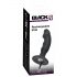 Veludo Negro - Vibrador Anal com Pênis Recarregável (preto)