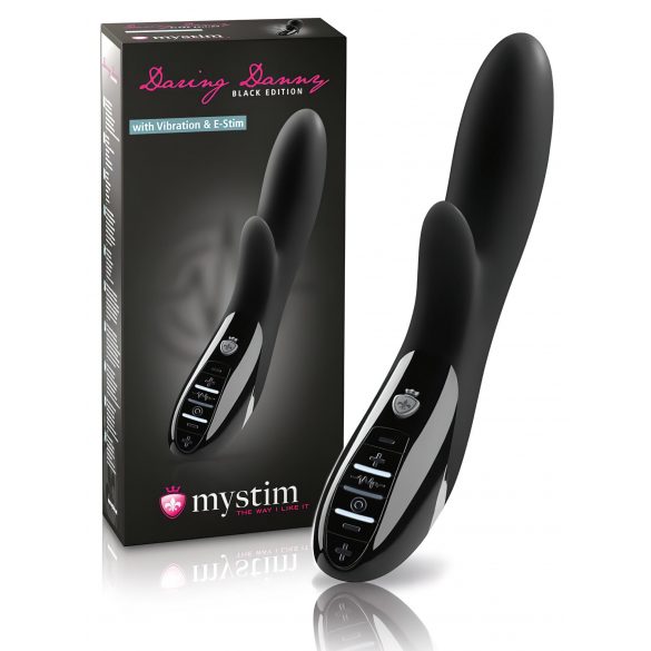 mystim Daring Danny - vibrador eletroestimulante preto