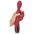 Vibrador G-spot vermelho com aquecimento e rotação - You2Toys