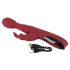 Vibrador G-spot vermelho com aquecimento e rotação - You2Toys