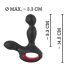 You2Toys - Vibrador Rotativo Prostate Preto com Aquecimento