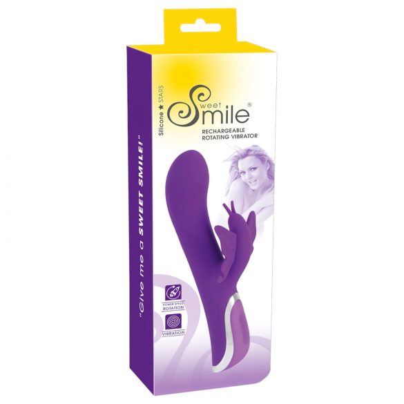 Vibrador Turbo Rotativo SMILE - prazer intenso! (roxo)