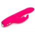 Happyrabbit Curve Slim - Vibrador à prova d'água com estimulador (rosa)