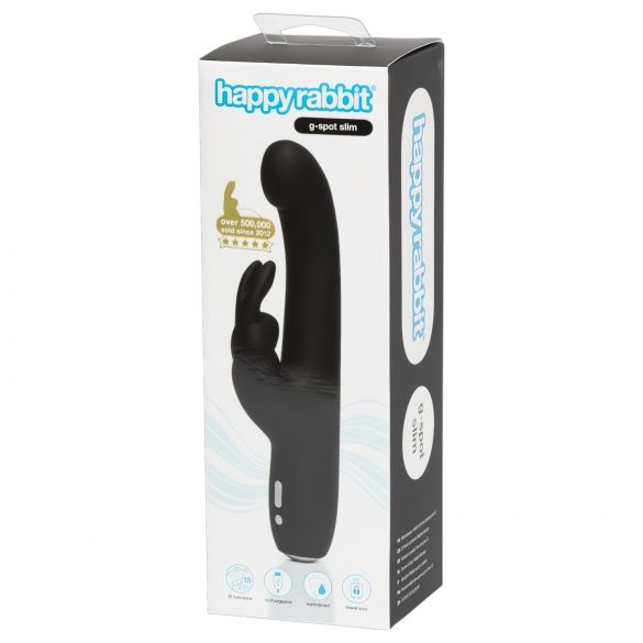 Happyrabbit G-Spot Slim - Vibrador (preto)