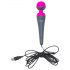 PalmPower Wand - Vibrador poderoso rosa-cinza